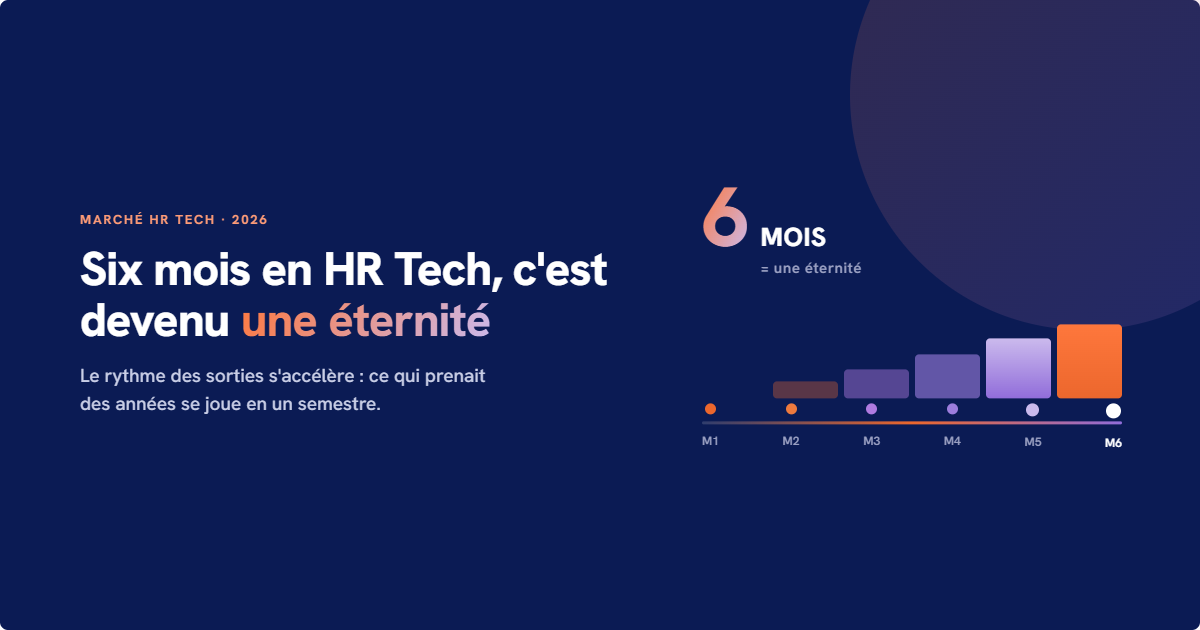 Six mois en HR Tech, c'est devenu une éternité.