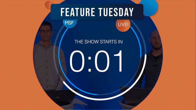 Feature Tuesday Live MSF