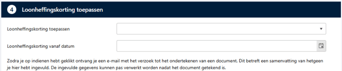 Loonheffingsverklaringsformulier