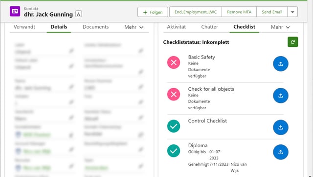 MSR-732 Uitbreiding en vormgeving Checklist