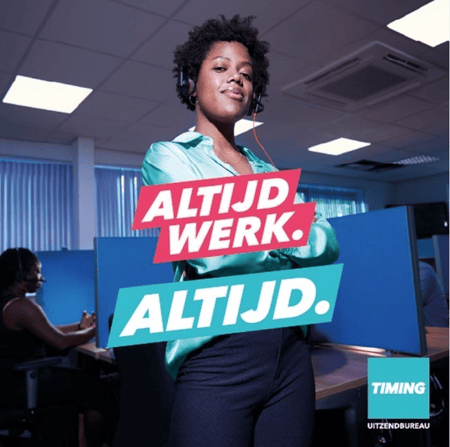 Timing Uitzendbureau "Altijd werk. Altijd"